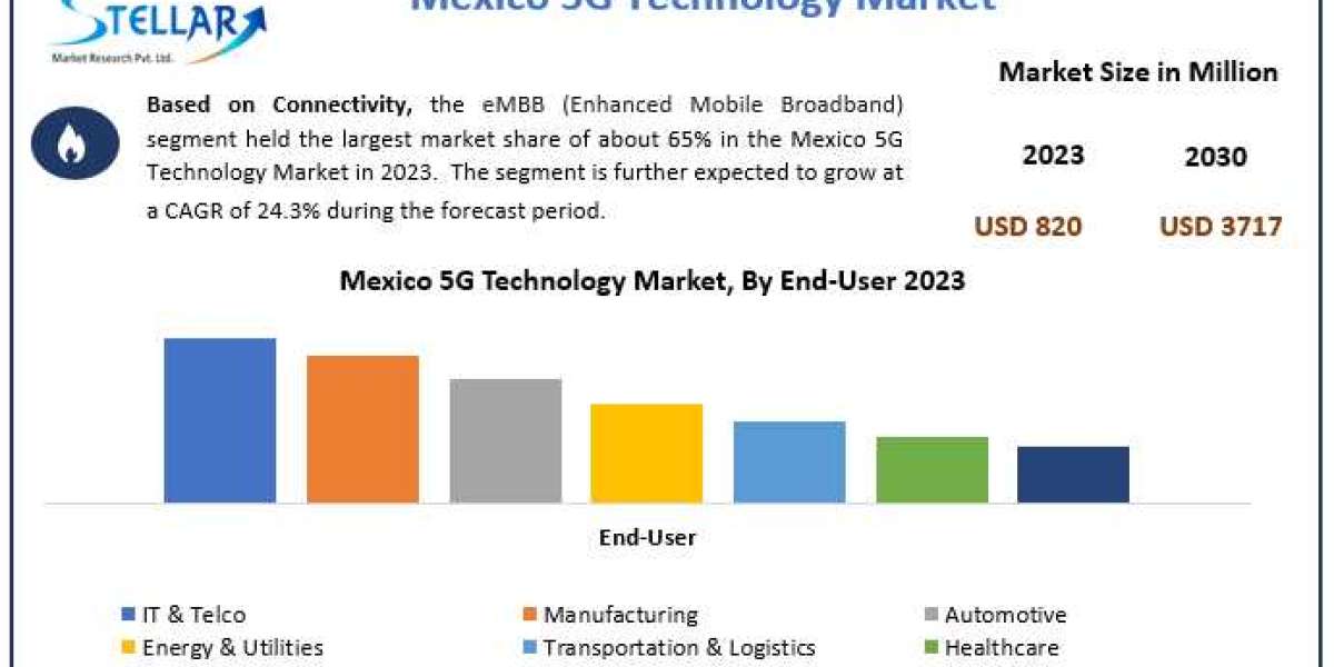 Mexico 5G Technology Market 	Uncharted Territory: Size, Share, Revenue, and Worth Statistics Overview | 2024-2030