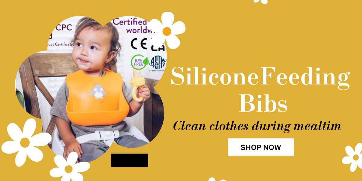 NatureBond Silicone Bibs: Safe, Mess-Free Mealtime for Your Little One!