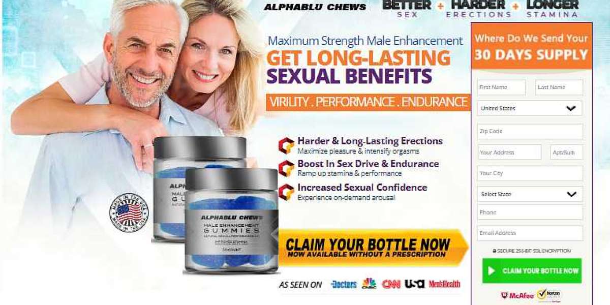 AlphaBlu Chews Male Enhancement Gummies USA  Reviews, Price For Sale & Official Website